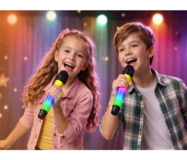 MusicMate Mikrofon bezprzewodowy zestaw MM-300 ColorVoice Duo - 1588511 - zdjęcie 11